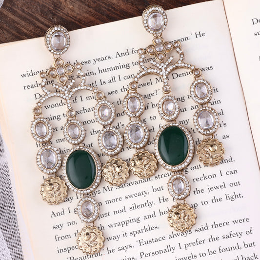 Emerald Kiara Designer Earring