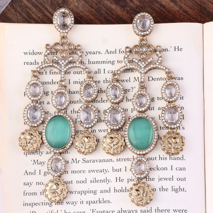 Mint Green Kiara Designer Earring