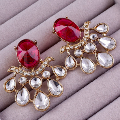 Pink Masha Designer Stud Earring