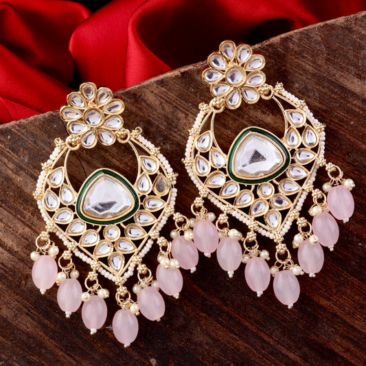 Blush Amani Chandbali Kundan Earring