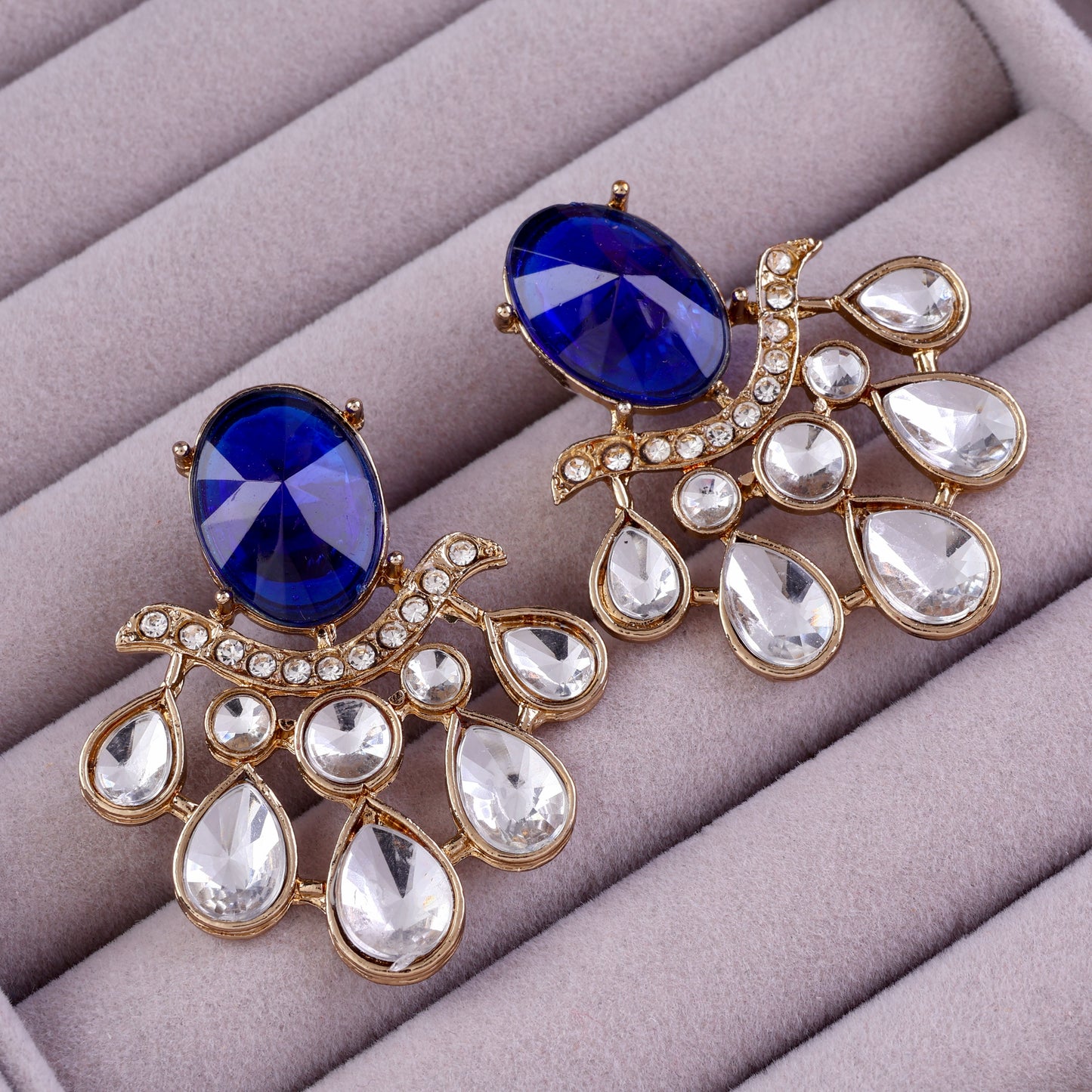 Blue Masha Designer Stud Earring