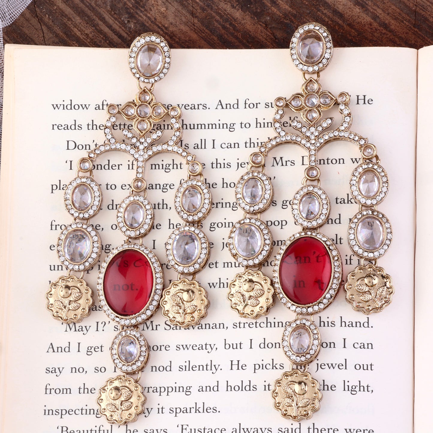 Ruby Kiara Designer Earring