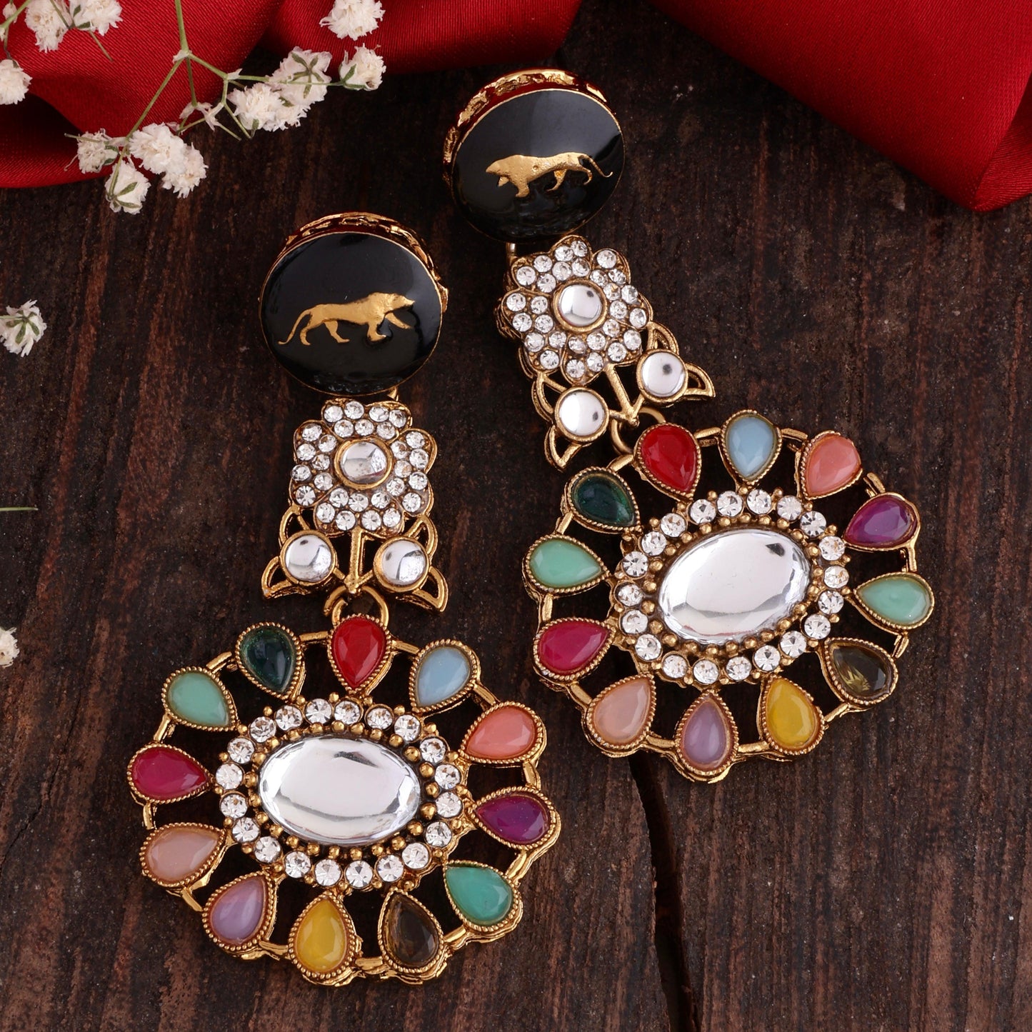 Multi Yashi Designer Earring