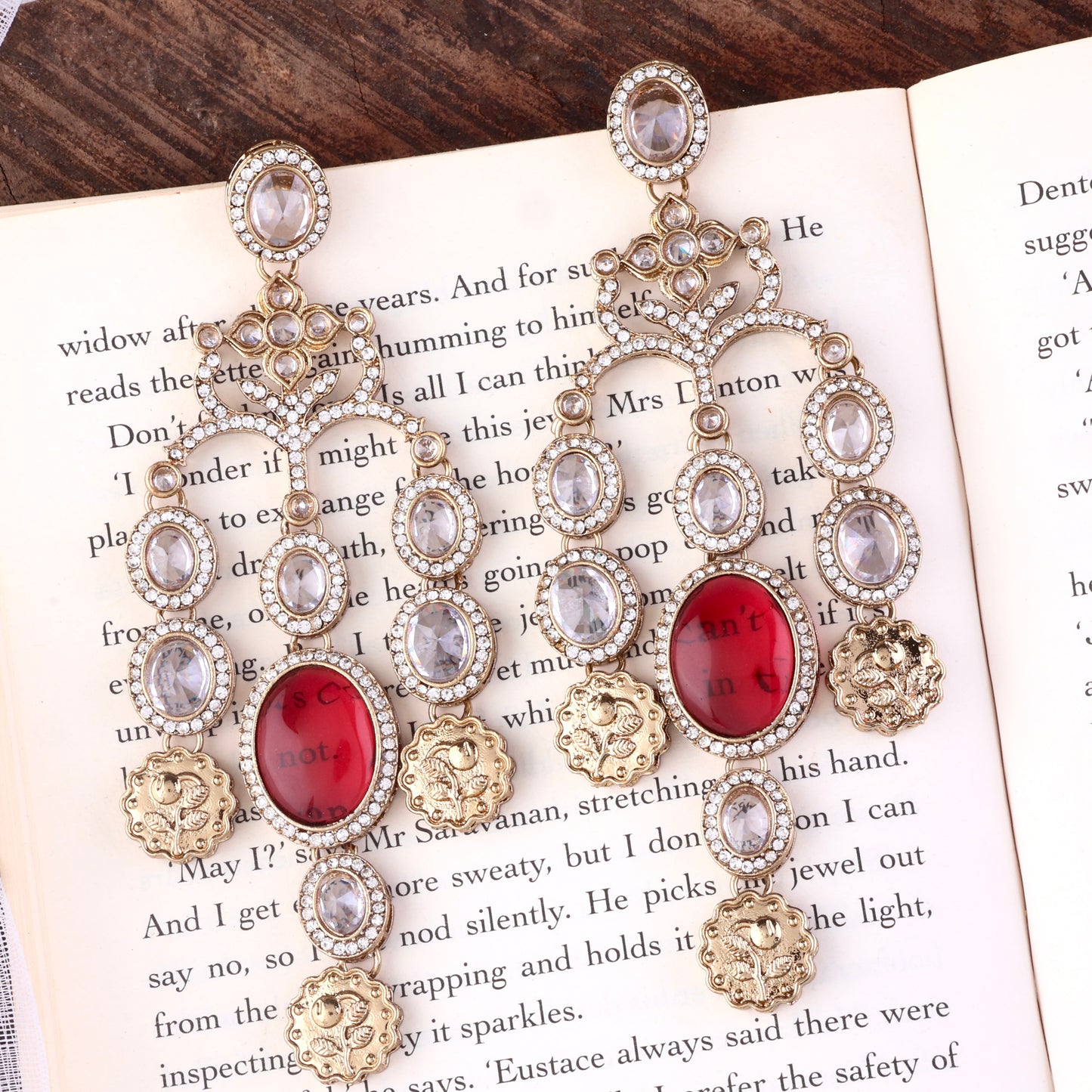 Ruby Kiara Designer Earring