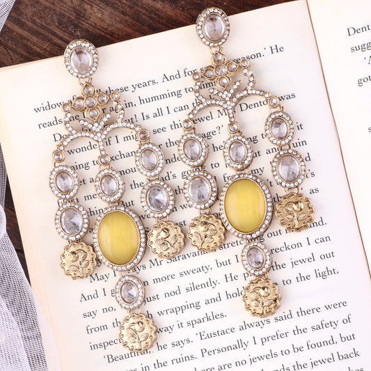 Yellow Kiara Designer Earring