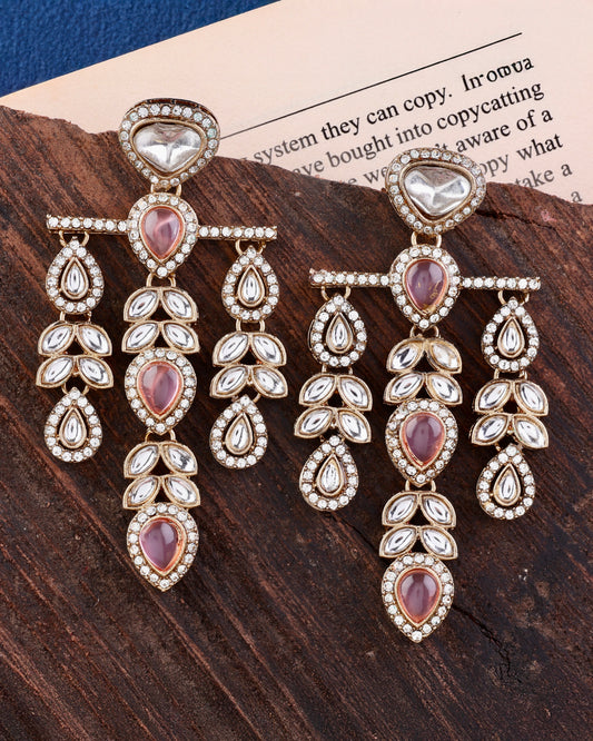 Blush Japneet Premium Designer Zircone Earring