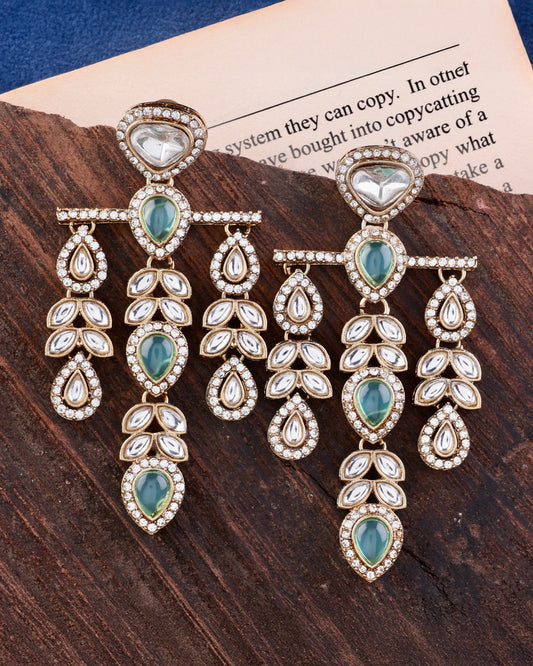 Mint Japneet Premium Designer Zircone Earring