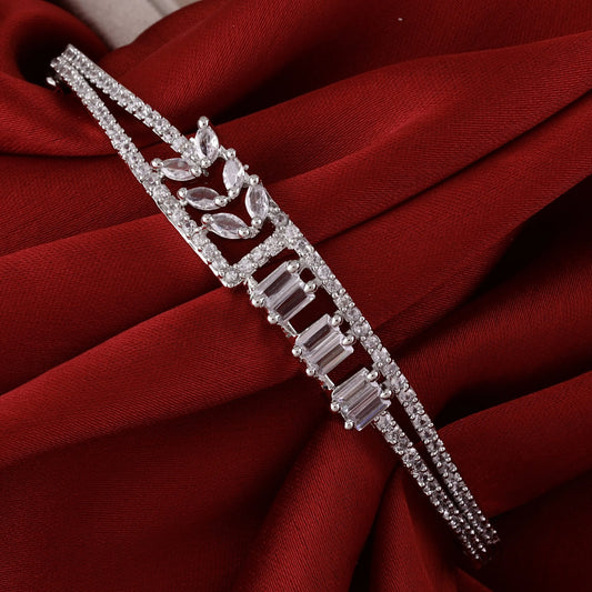 Romilly American Diamond Bracelet – Free Size Openable