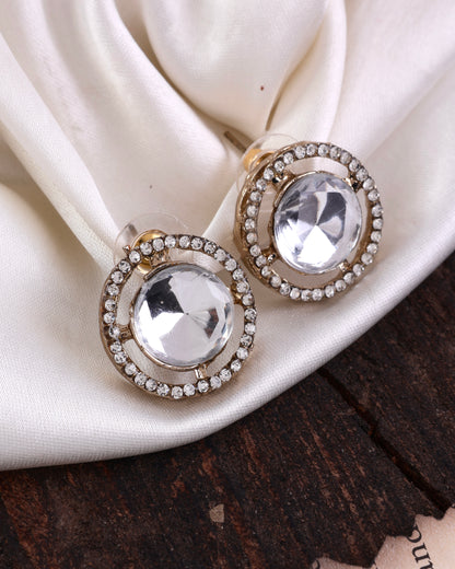 Yug Polki Dupe Stud Earring