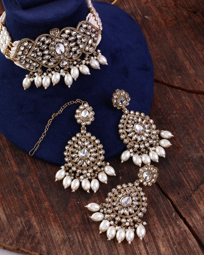 Arhan Necklace Earring with Teeka
