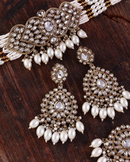 Arhan Necklace Earring with Teeka