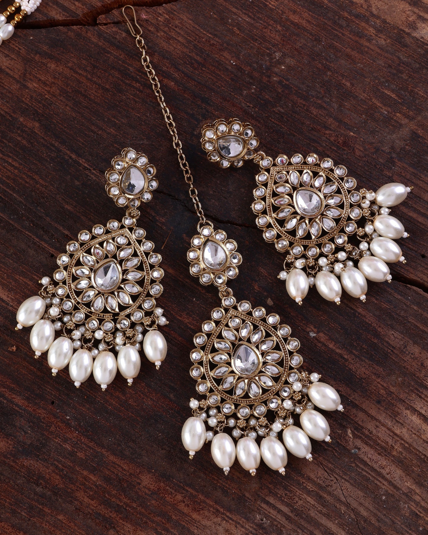 Arhan Necklace Earring with Teeka