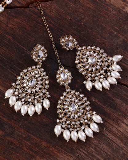 Arhan Necklace Earring with Teeka