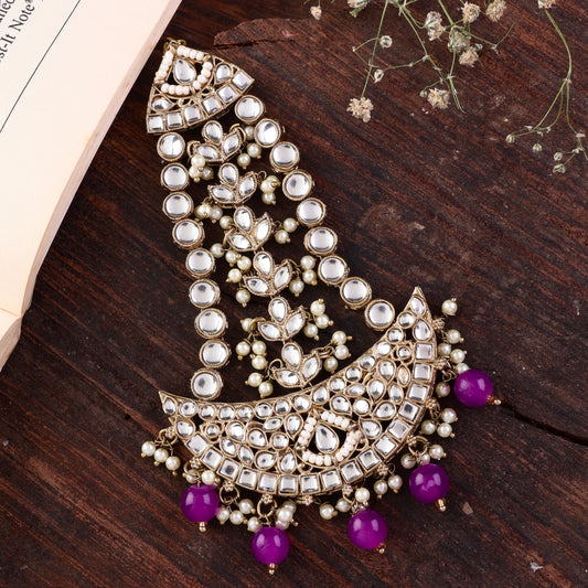 Purple Yasin Passa / Side Jhumar