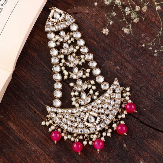Pink Yasin Passa / Side Jhumar
