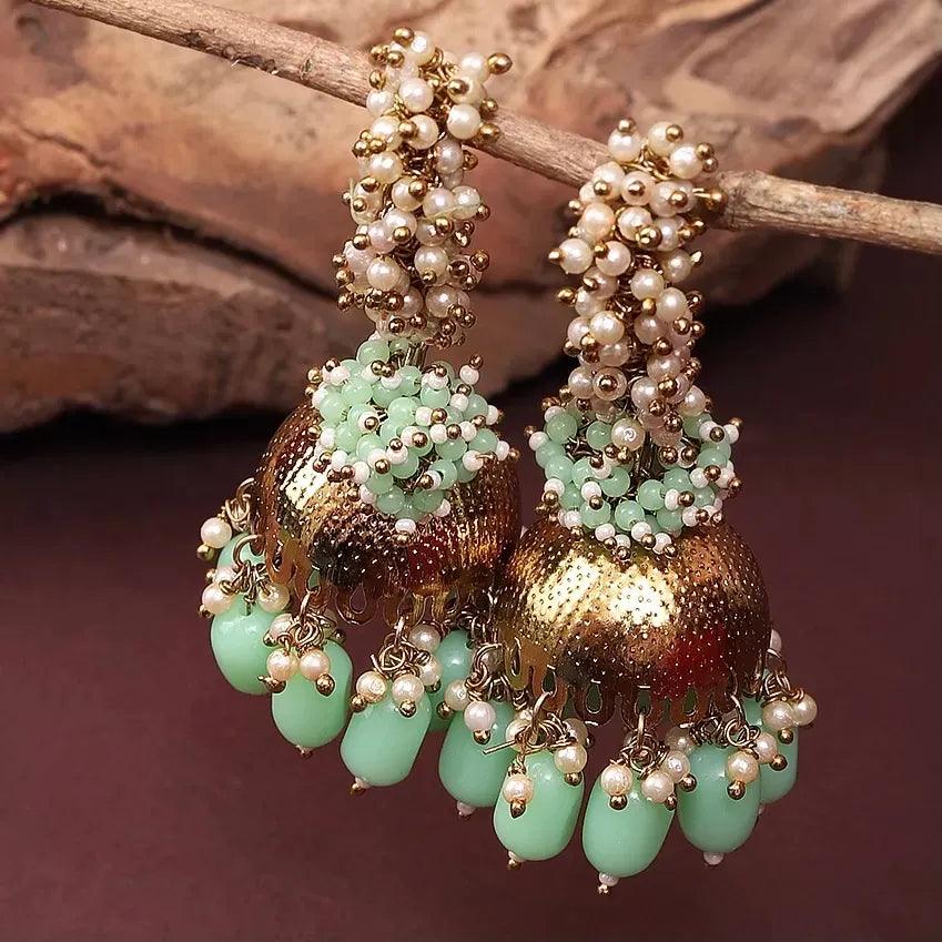 Mint Green Mishti Jhumka