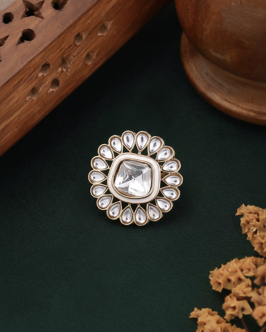Ivory Lata Ethnic Ring