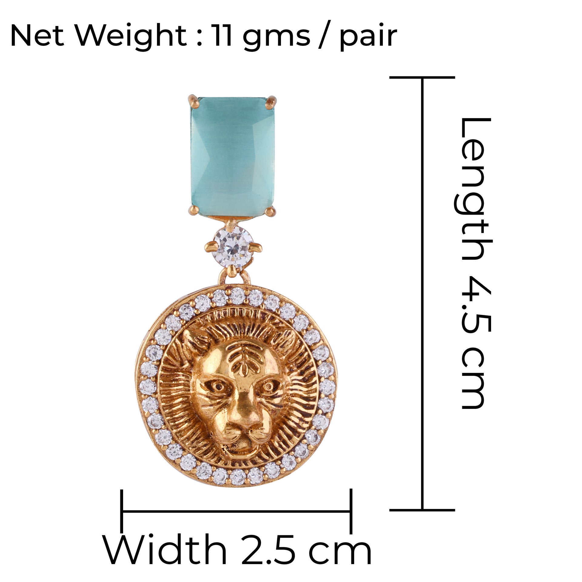 Mint Shriya Designer Earring