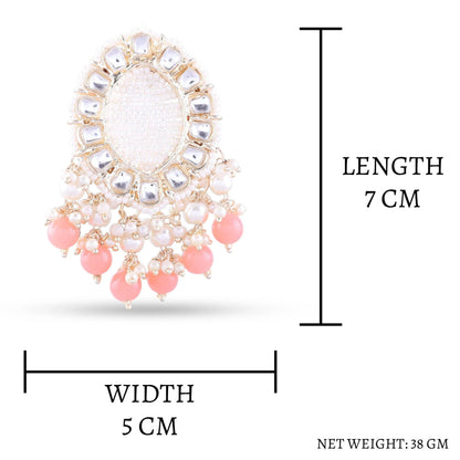 Peach Aashna Earring