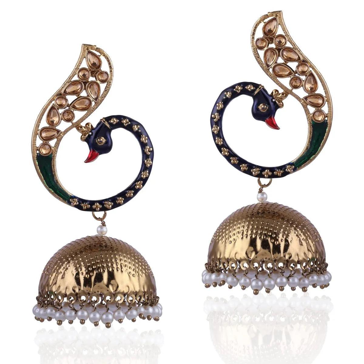 Peacock Jhumka