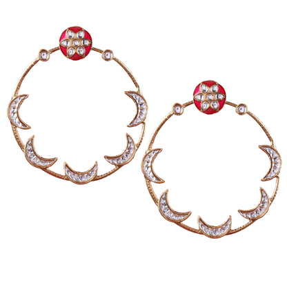 Dark Pink Guri Earring