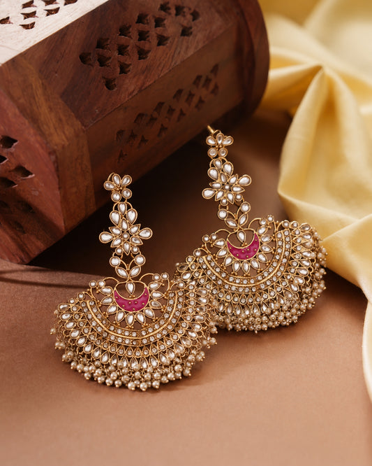 Pink Keerat Chandbali