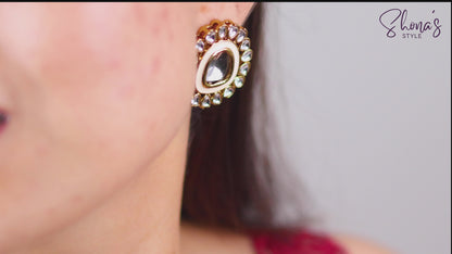 Ivory Dev kundan Stud