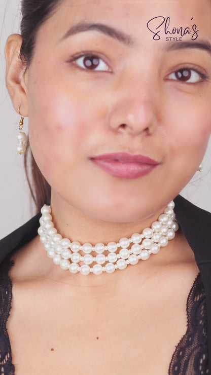 Pearl Choker Inspired KomalPanday