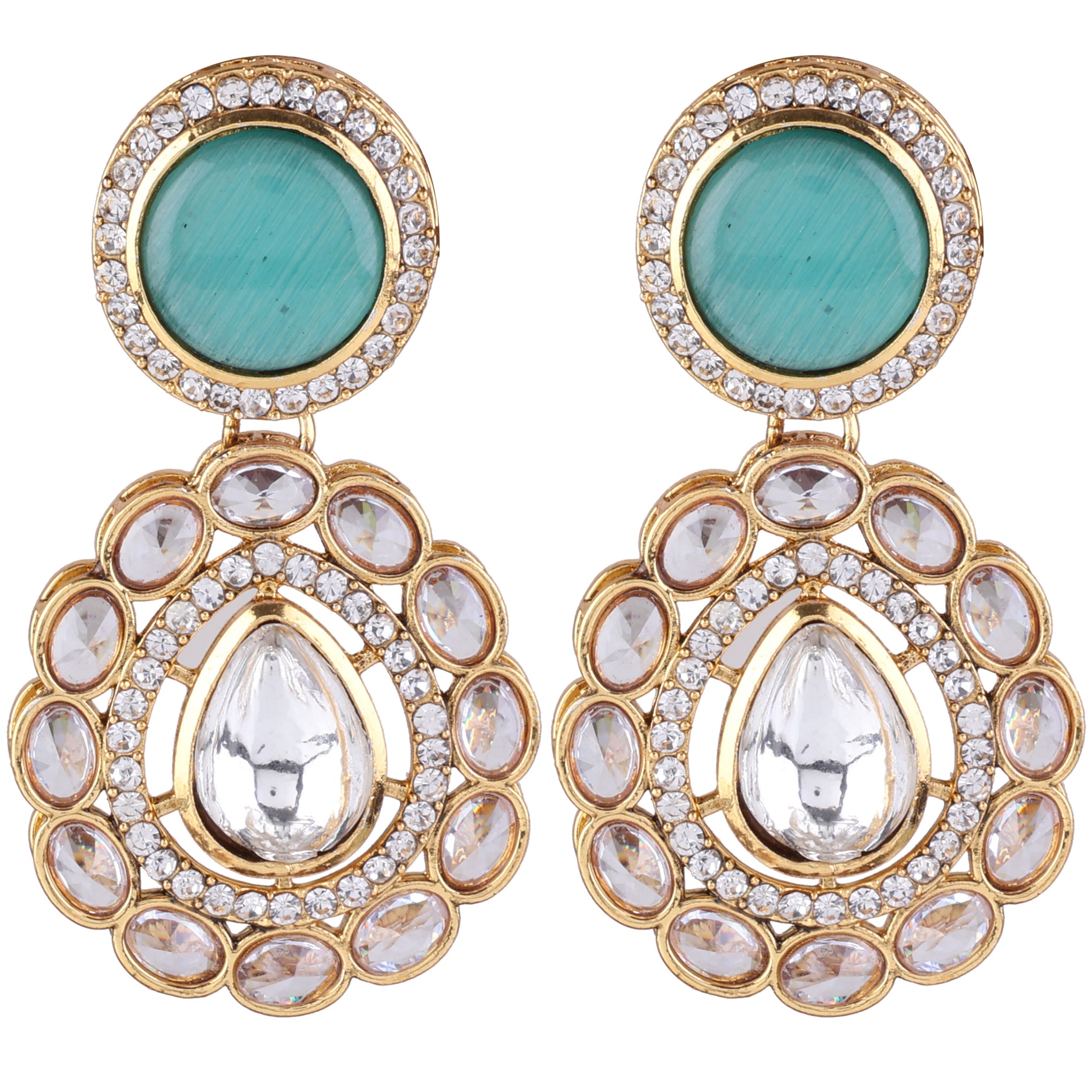 Sage Green Oshini Designer Earring