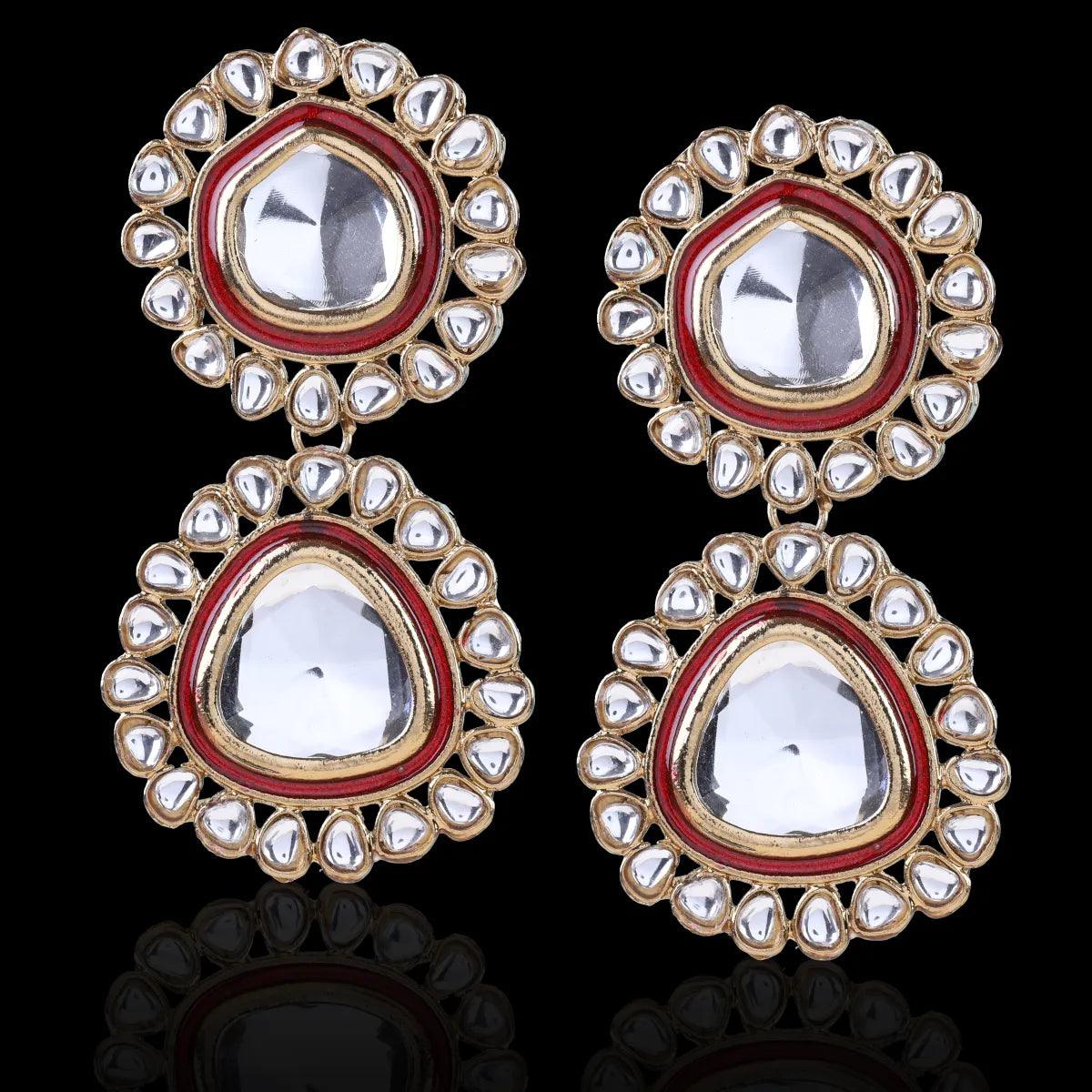 Red Neeraj Earring