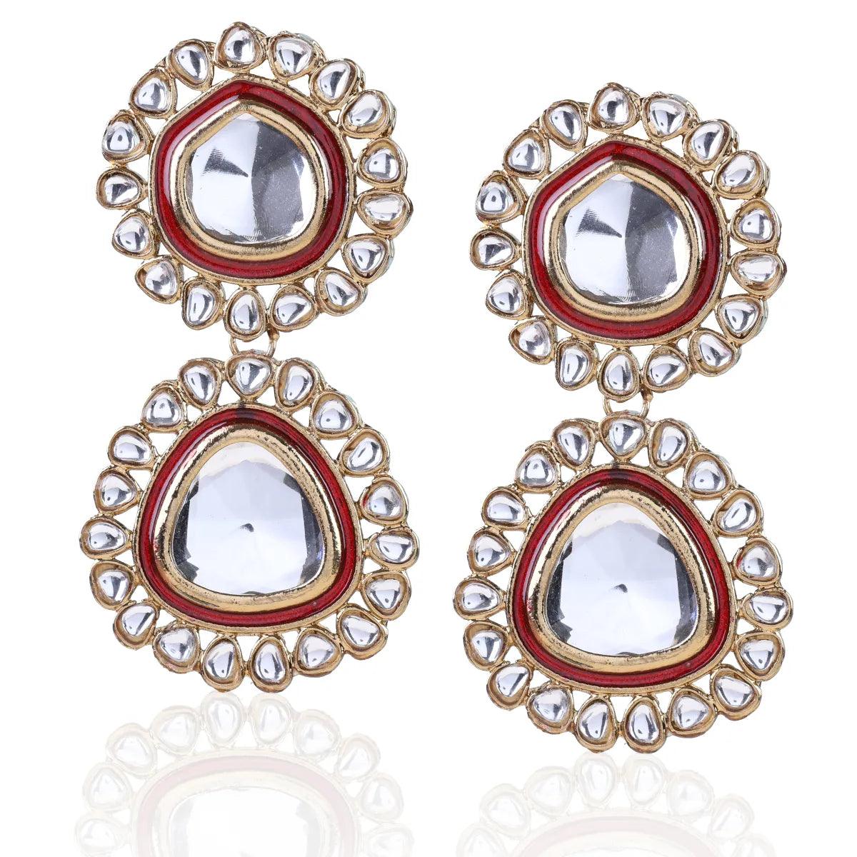 Red Neeraj Earring