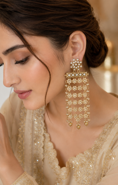 Rivayat Flower Meenakari Earring