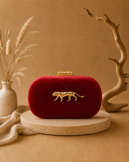Red Sabya Inspired Clutch Sling