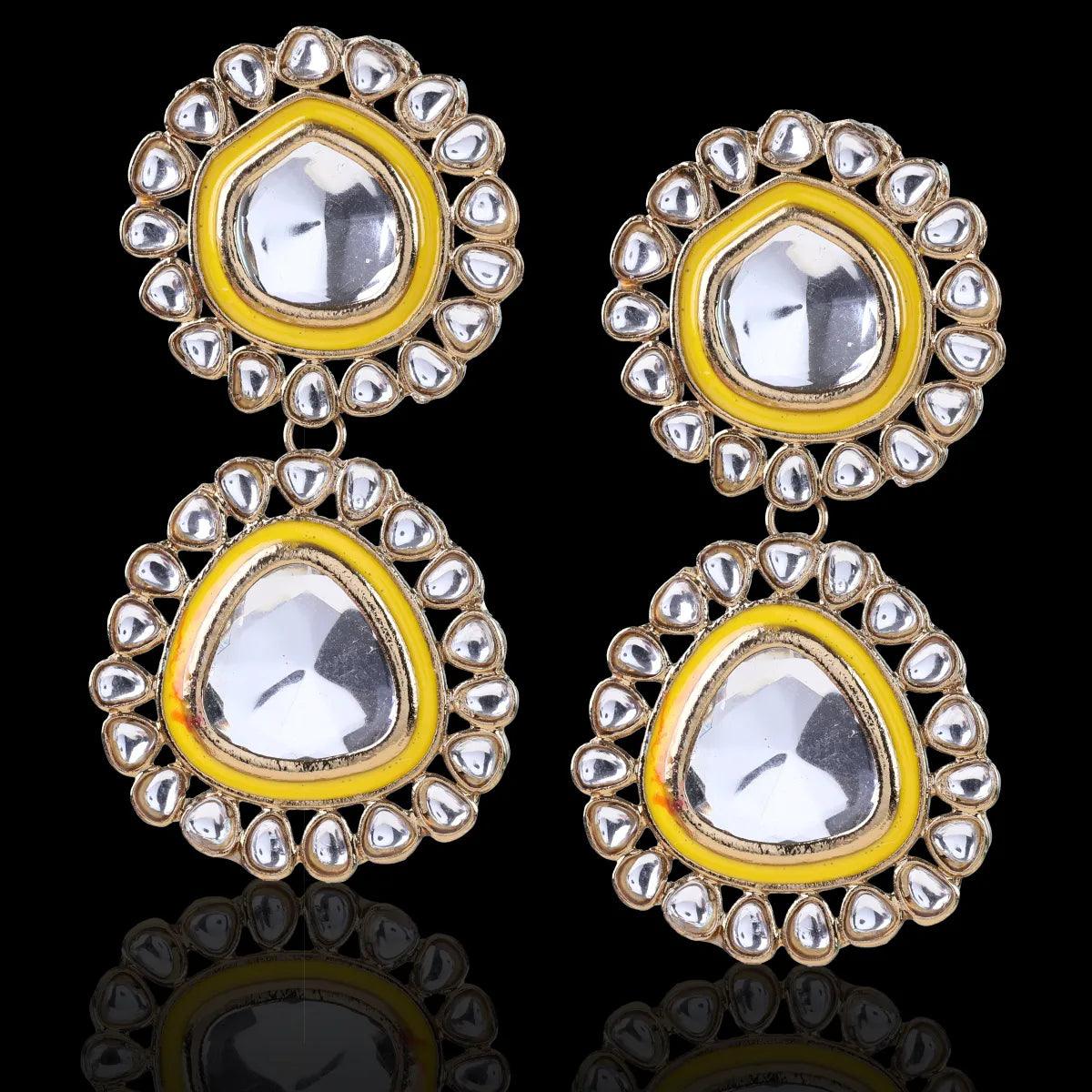 Yellow Neeraj Earring